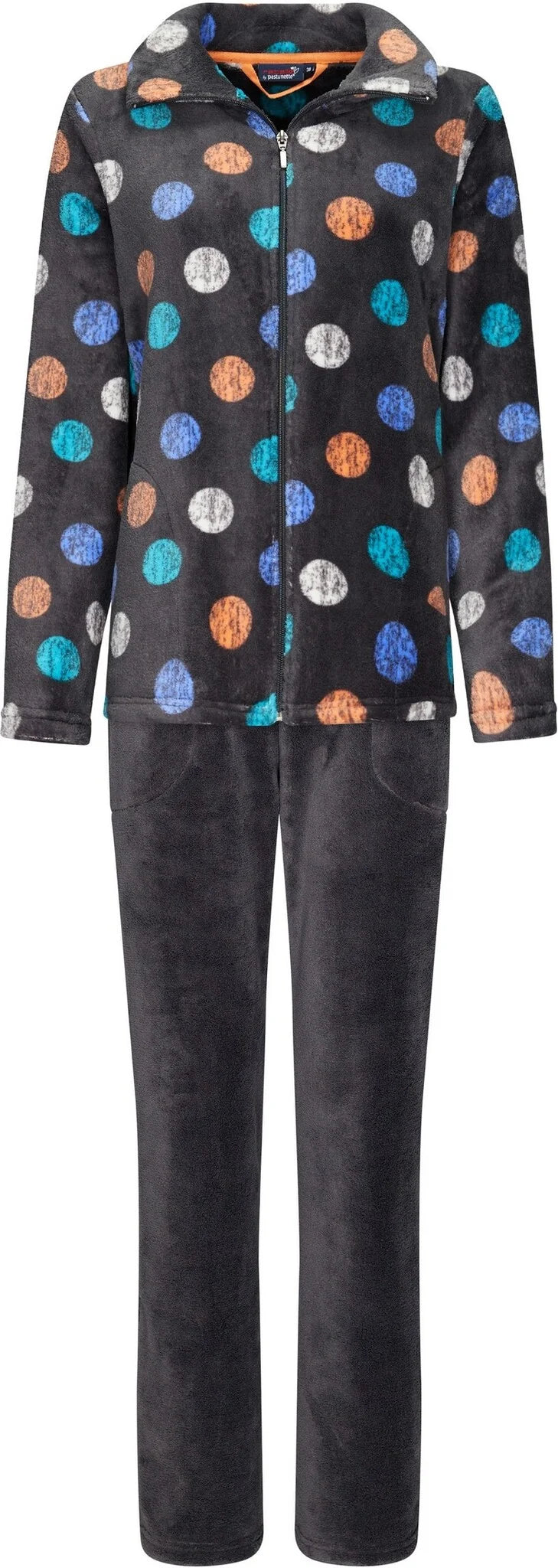 Sliponline Rebelle dames huispak - Fleece - Coloured Dots