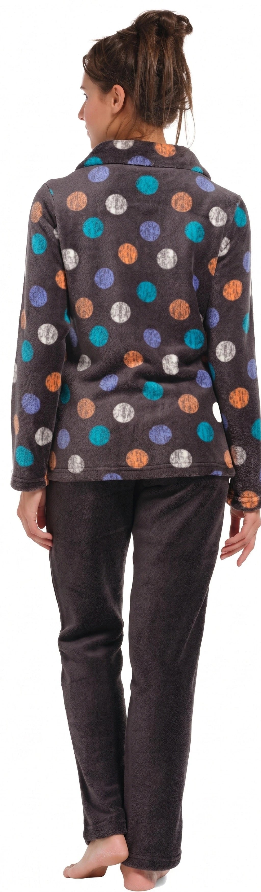 Sliponline Rebelle dames huispak - Fleece - Coloured Dots