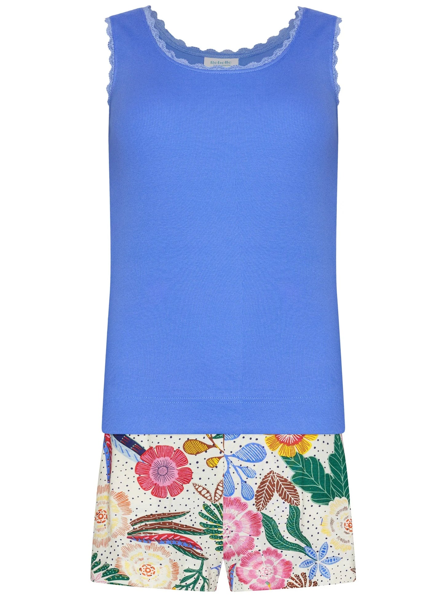 Sliponline Rebelle dames shortama - Tropic Blush