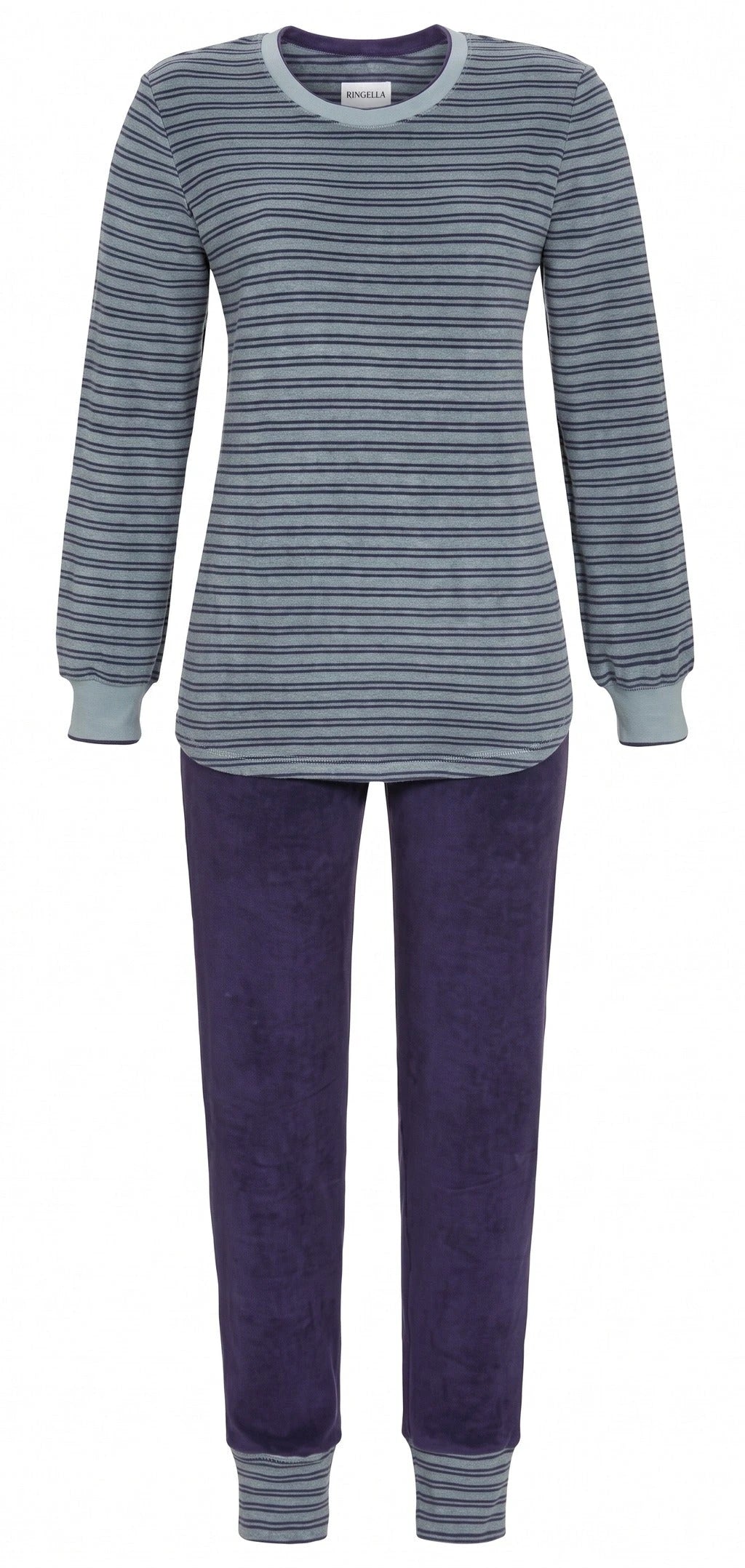 Sliponline Ringella badstof dames pyjama - Cyprus