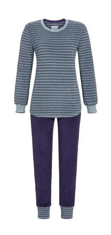 Sliponline Ringella badstof dames pyjama - Cyprus