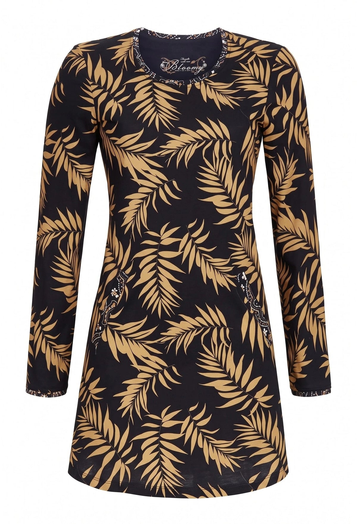 Sliponline Ringella dames nachthemd - Winter Palm