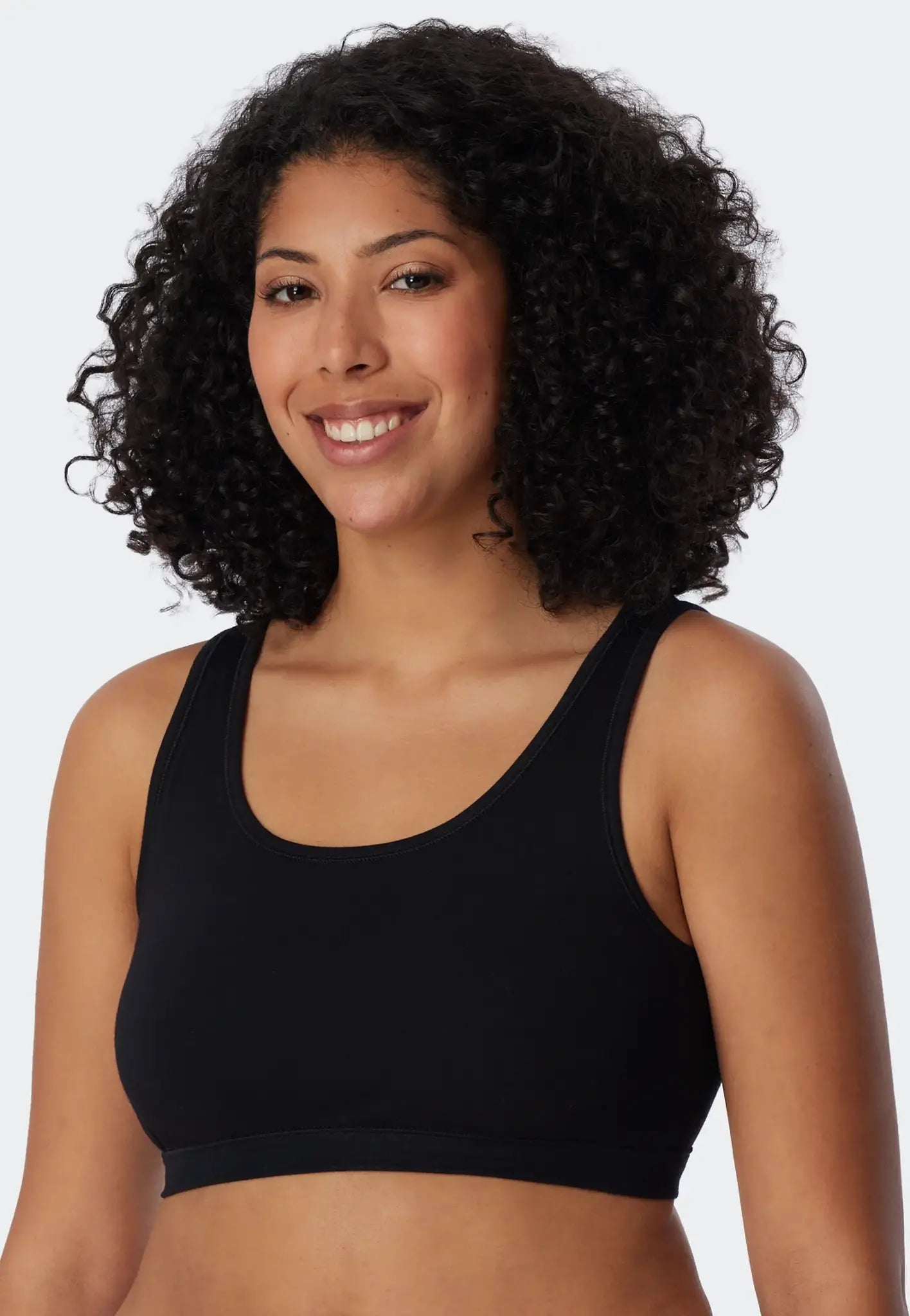 Sliponline Schiesser 2-pack Bustier top - Biologisch katoen - Bralette
