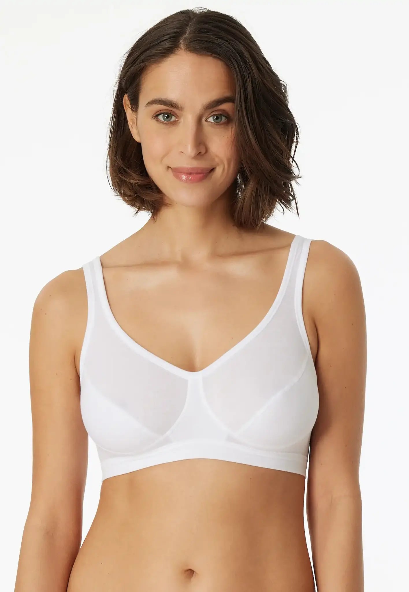 Sliponline Schiesser 2-pack Bustier top met cups - Bralette