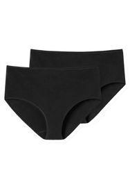 Sliponline Schiesser 2-Pack midi dames slip 95/5 Organic