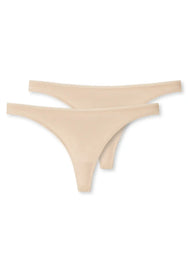 Sliponline Schiesser 2-Pack strings dames 95/5 - Biologisch katoen
