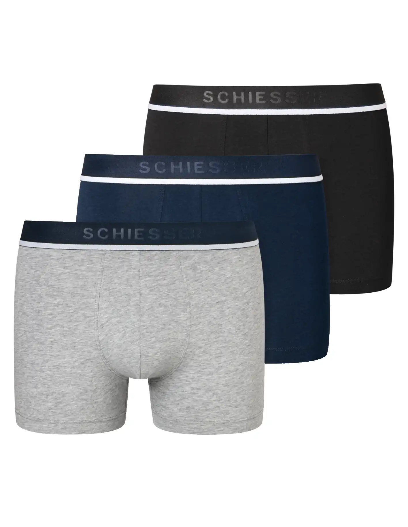 Sliponline Schiesser 3-pack heren boxershorts 95/5 - Biologisch katoen
