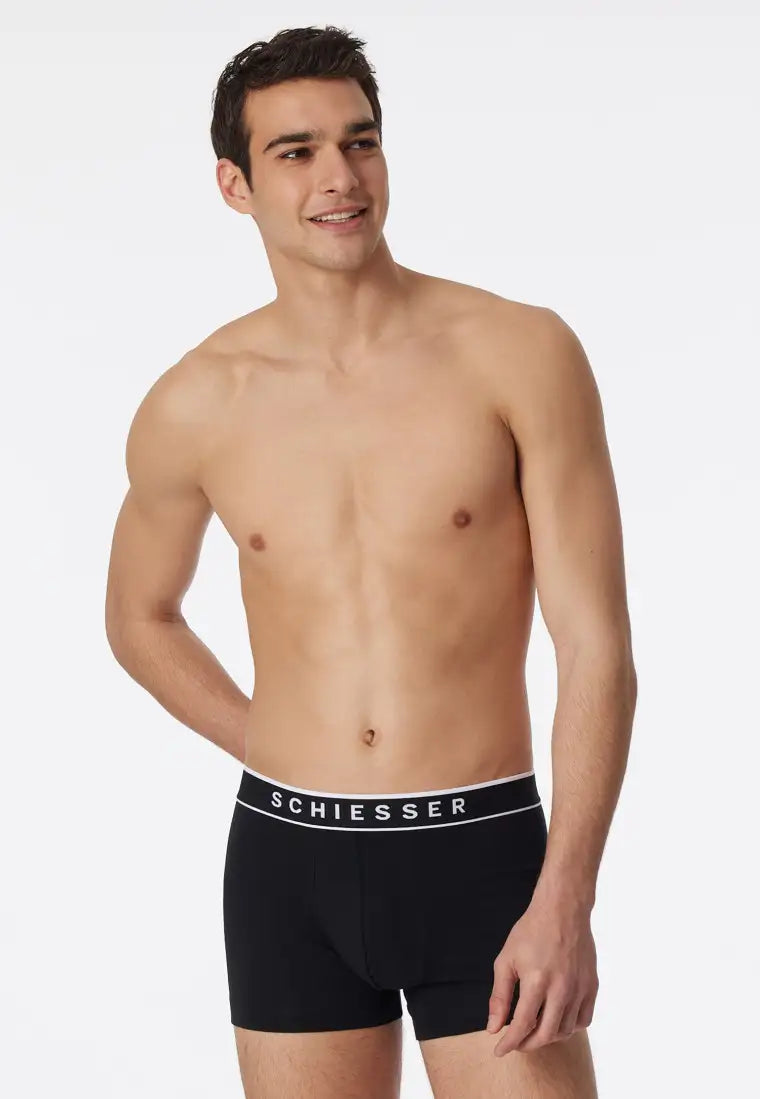 Sliponline Schiesser 3-pack heren boxershorts 95/5 - Katoen