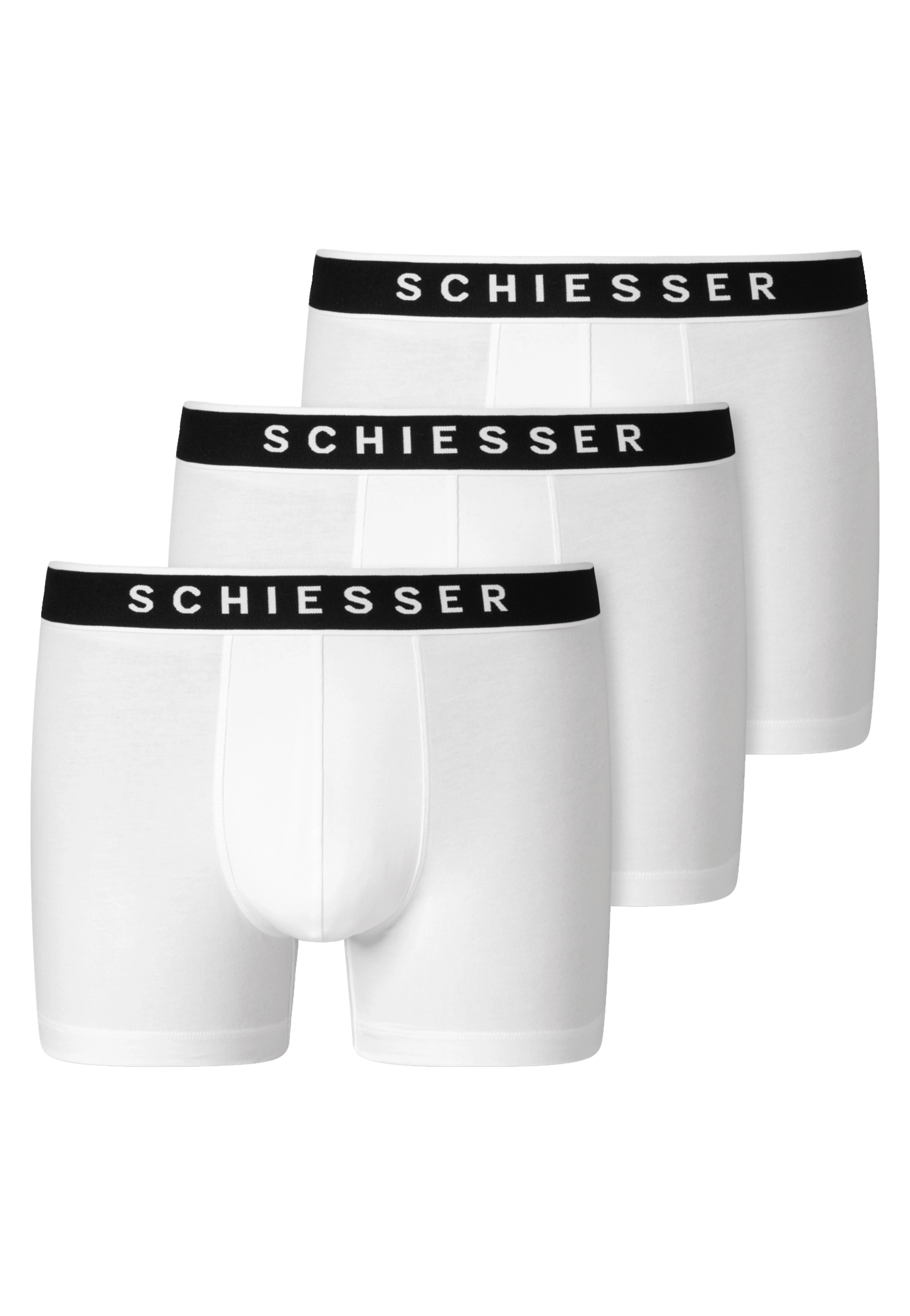 Sliponline Schiesser 3-pack heren boxershorts 95/5 - Katoen