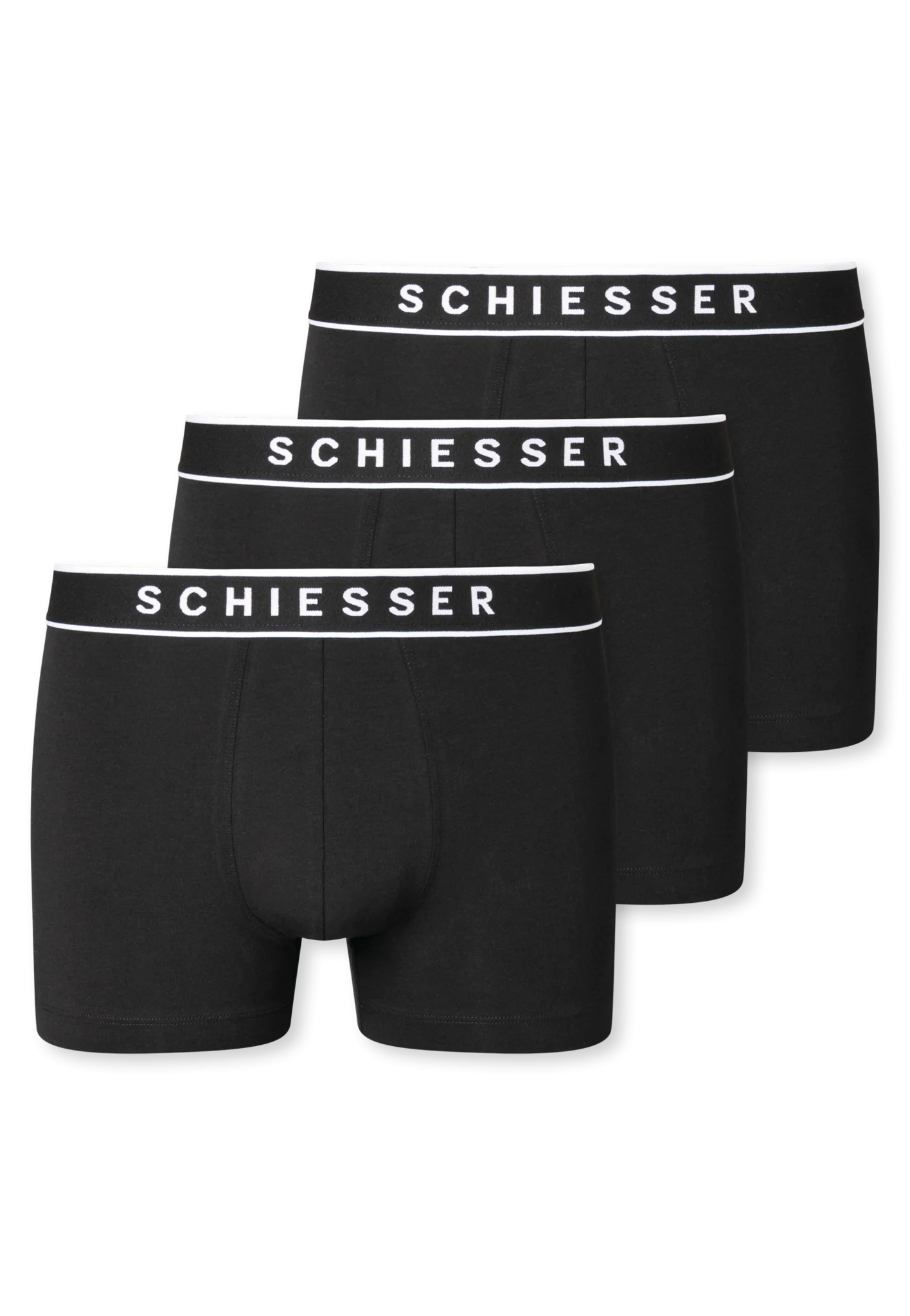 Sliponline Schiesser 3-pack heren boxershorts 95/5 - Katoen