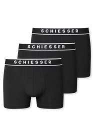 Sliponline Schiesser 3-pack heren boxershorts 95/5 - Katoen