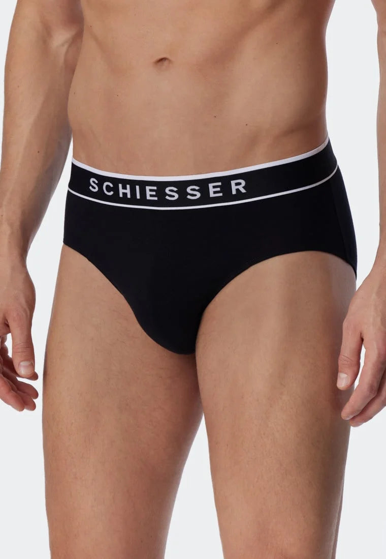 Sliponline Schiesser 3-pack heren Rio slip 95/5 - Biologisch katoen - 179570