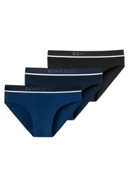 Sliponline Schiesser 3-pack heren Rio slip 95/5 - Combi