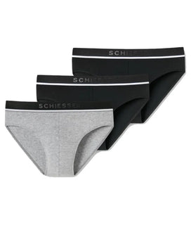 Sliponline Schiesser 3-pack heren Rio slip 95/5 - Combi