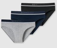 Sliponline Schiesser 3-pack heren Rio slip 95/5 - Combi