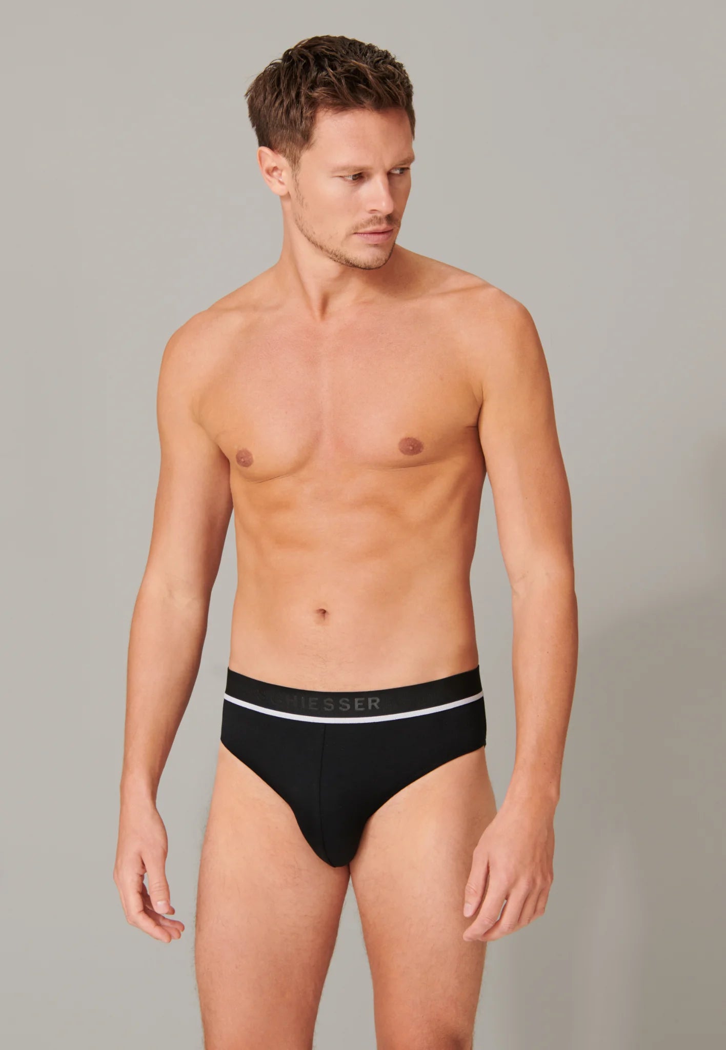 Sliponline Schiesser 3-pack heren Rio slip 95/5 - Combi
