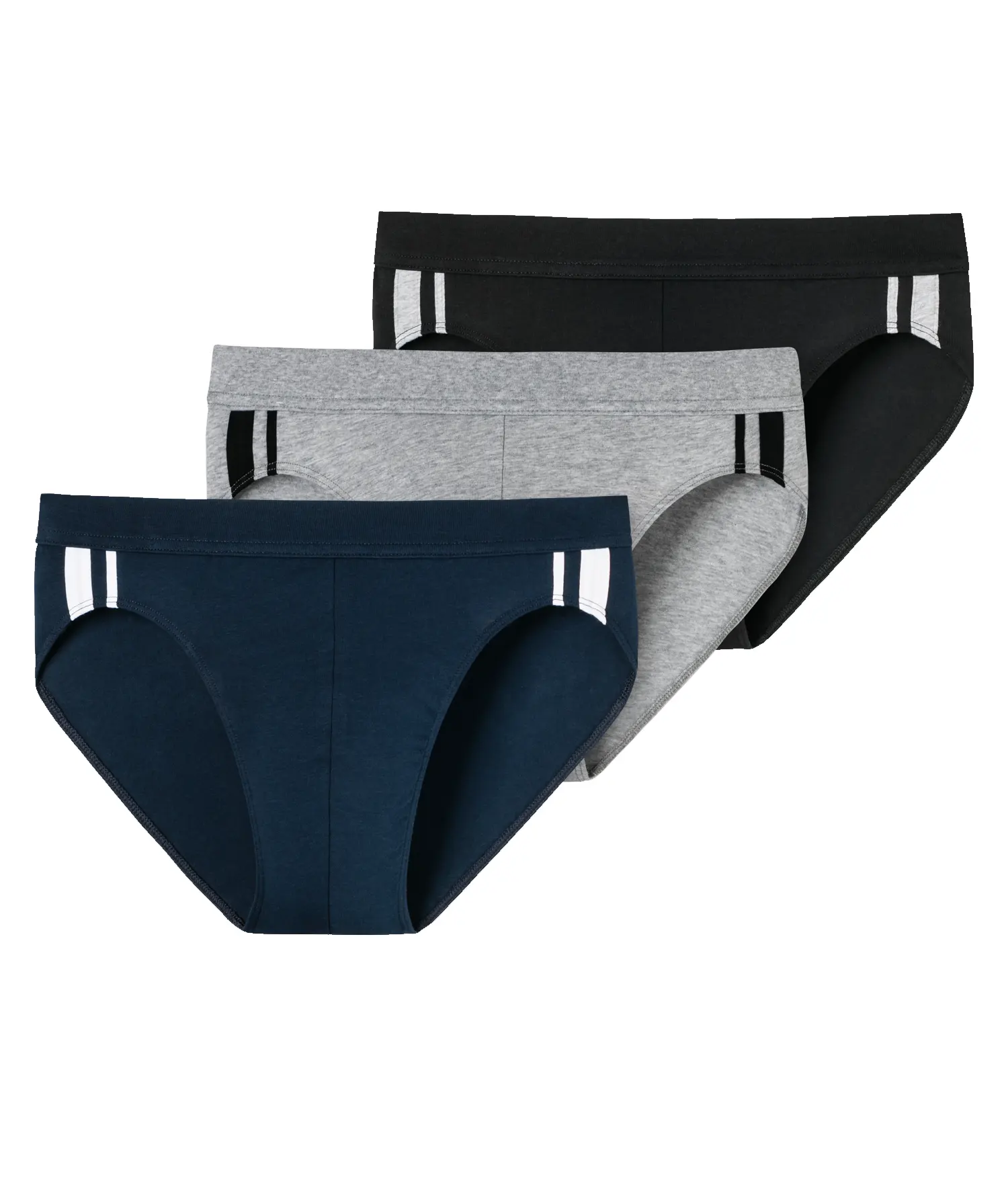 Sliponline Schiesser 3-pack heren Rio slip 95/5 - Stripe