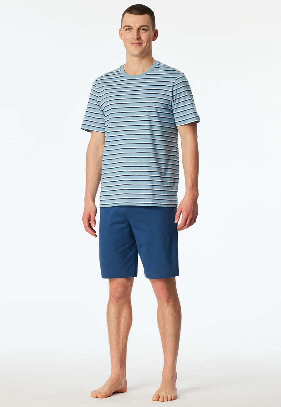 Sliponline Schiesser heren shortama katoen - Cassual essential