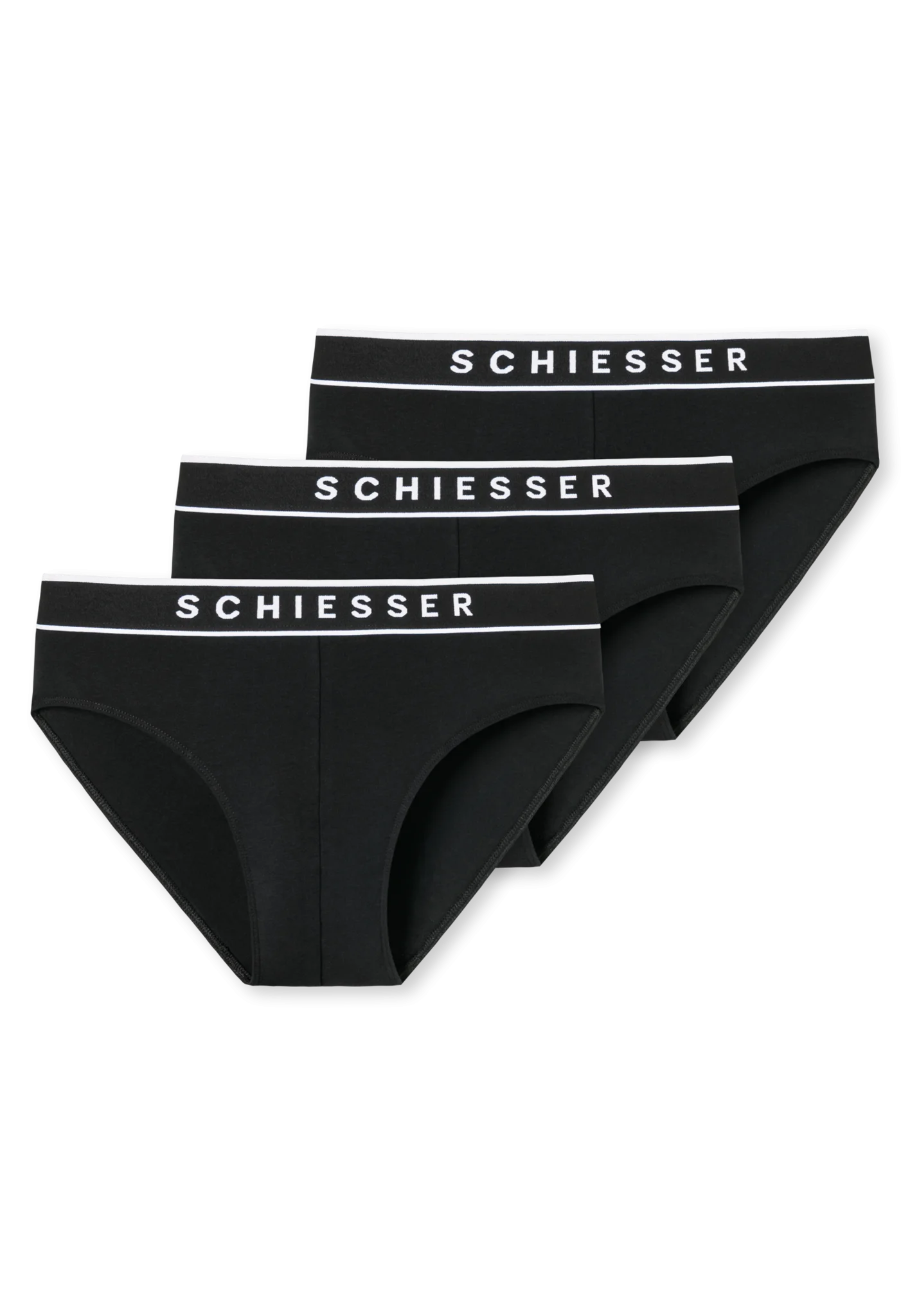 Sliponline Schiesser ondergoed 3-pack heren Rio slip 95/5 - Biologisch katoen