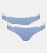 Sliponline Sloggi 2-pack dames GO Ribbed brazil