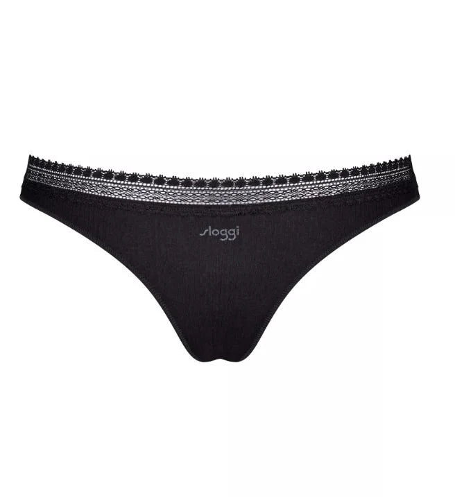 Sliponline Sloggi 2-pack dames GO Ribbed brazil