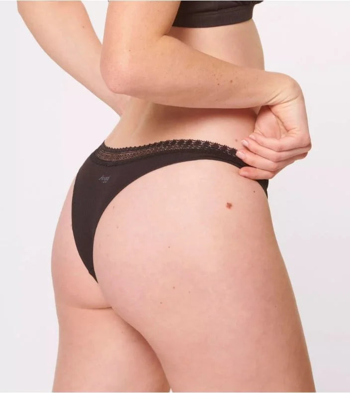 Sliponline Sloggi 2-pack dames GO Ribbed brazil