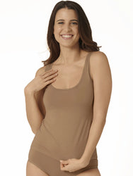 Sliponline Sloggi 2-pack dames hemden GO brede band