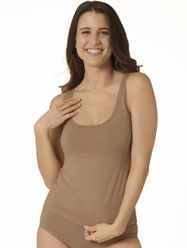 Sliponline Sloggi 2-pack dames hemden GO brede band
