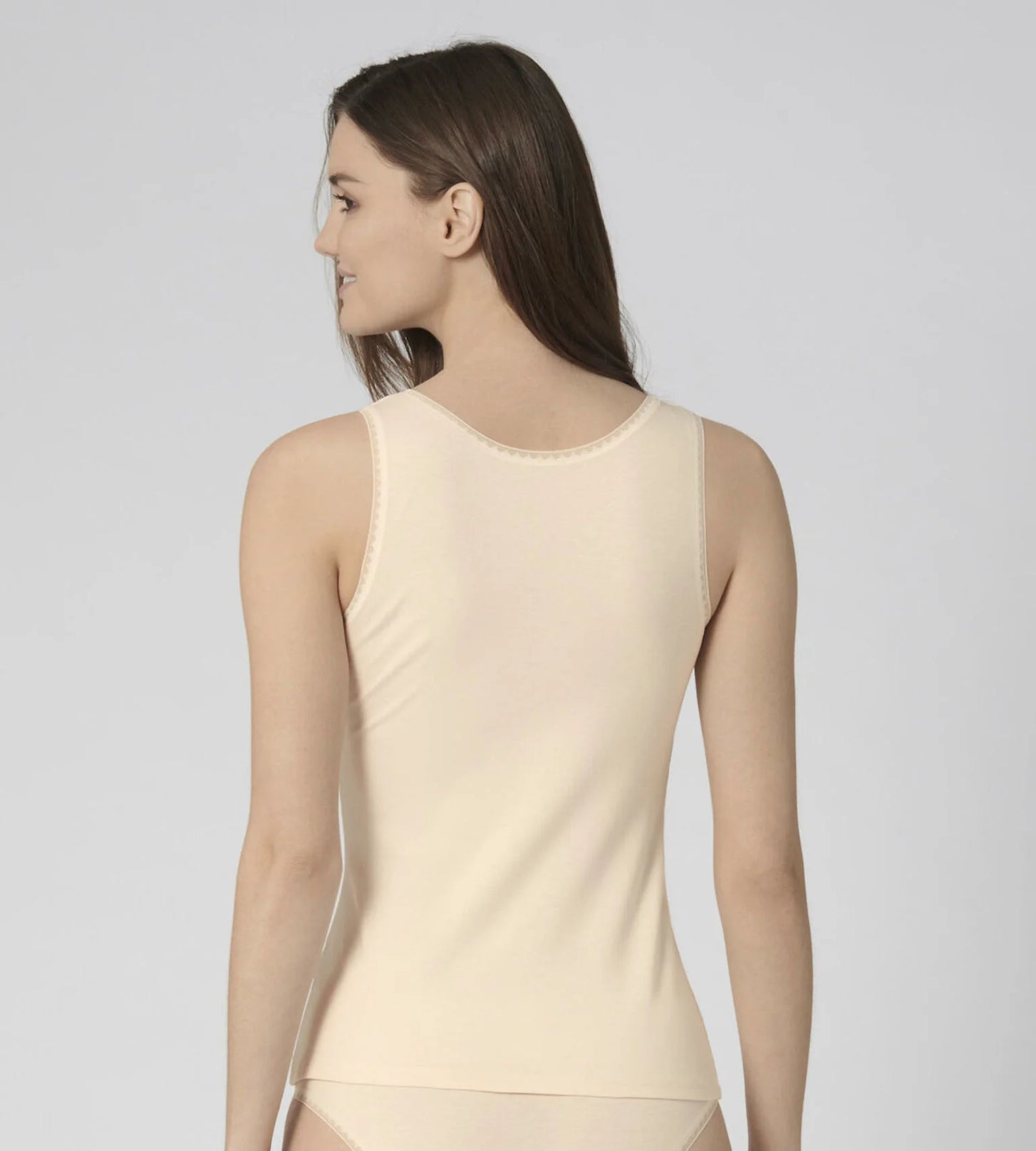 Sliponline Sloggi 2-pack dames hemden GO brede band