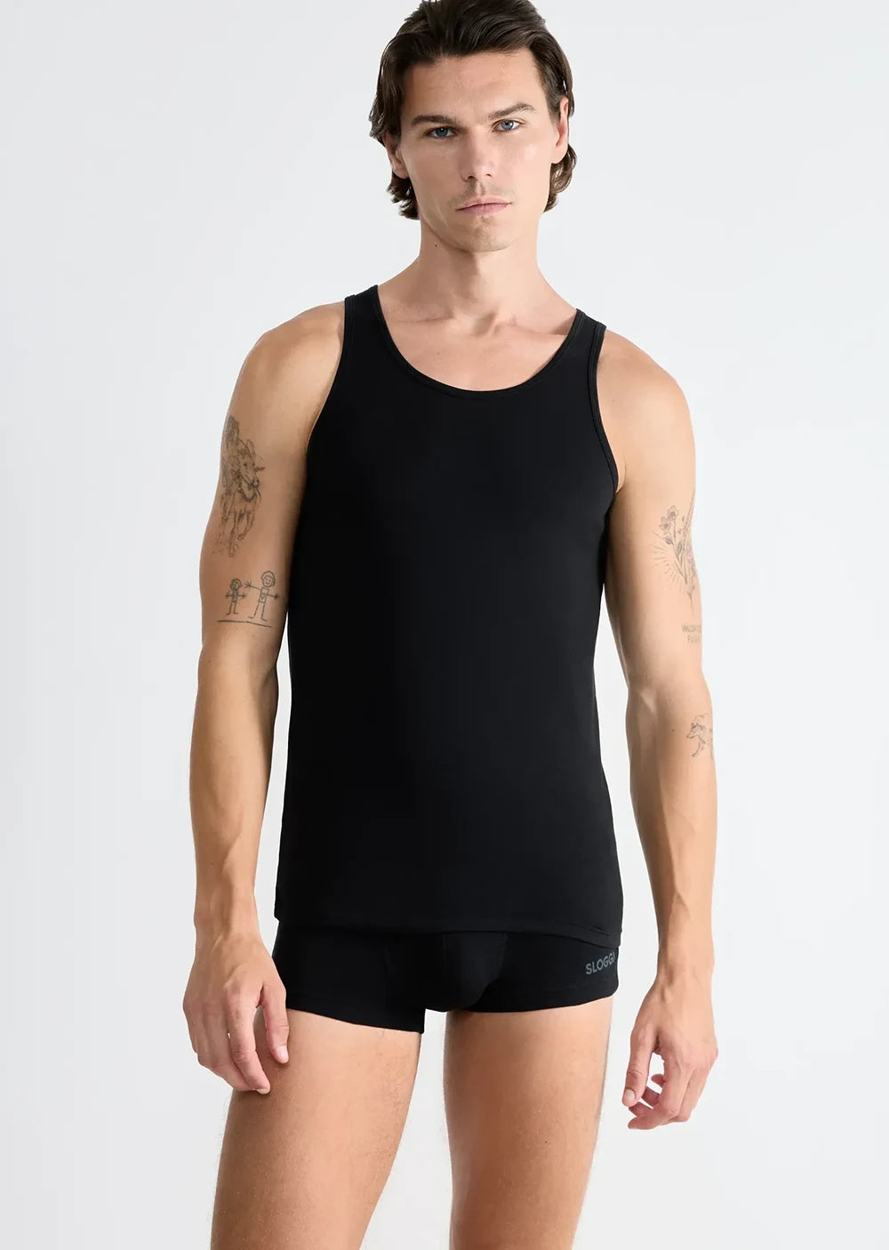 Sliponline Sloggi 2-pack heren hemden - Tanktop GO Abc
