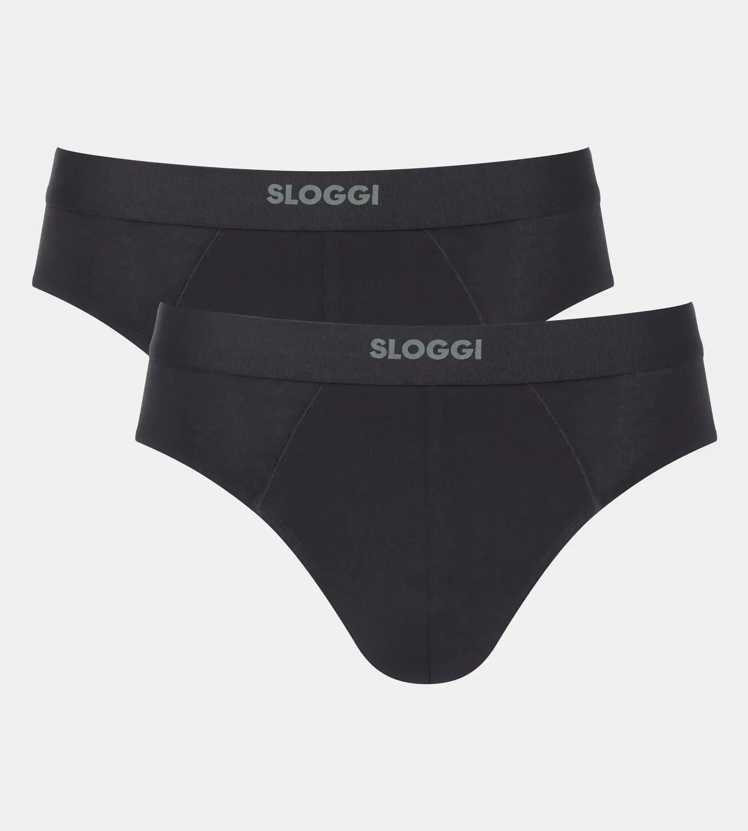Sliponline Sloggi 2-pack katoenen midislip/brief heren Ever Ease
