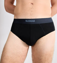 Sliponline Sloggi 2-pack katoenen midislip/brief heren Ever Ease