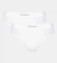Sliponline Sloggi 2-pack katoenen midislip/brief heren Ever Ease