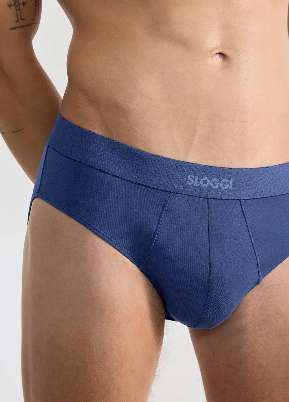Sliponline Sloggi 2-pack katoenen midislip/brief heren Ever Ease