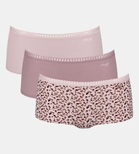 Sliponline Sloggi 3-pack Crush Go dames boxershorts