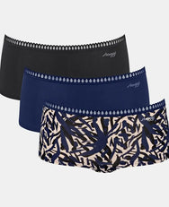 Sliponline Sloggi 3-pack Crush Go dames boxershorts
