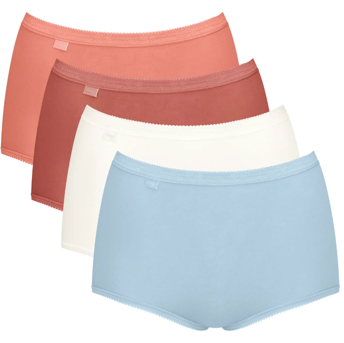 Sliponline Sloggi 4-pack dames Basic Maxi slips - Multicolor