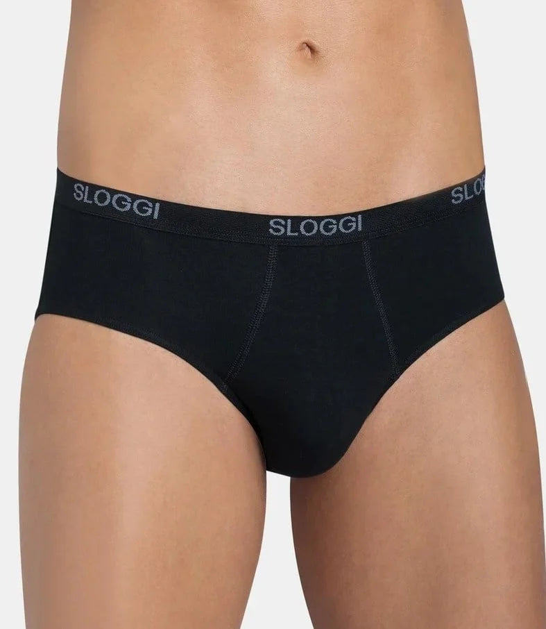 Sliponline Sloggi 6-pak Basic Midi heren slips
