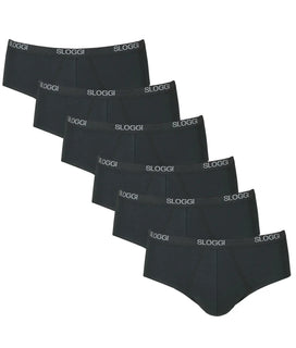 Sliponline Sloggi 6-pak Basic Midi heren slips