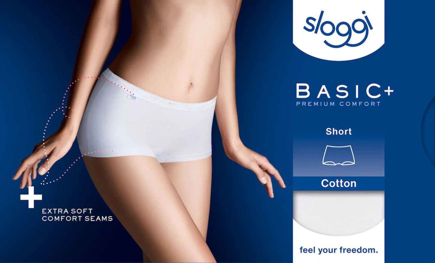 Sliponline Sloggi Basic boxershort dames katoen
