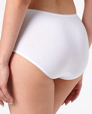 Sliponline Sloggi dames 24/7 midi heup slip - Natural katoen