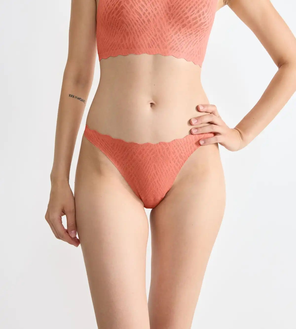Sliponline Sloggi Zero Feel kanten String - Bliss
