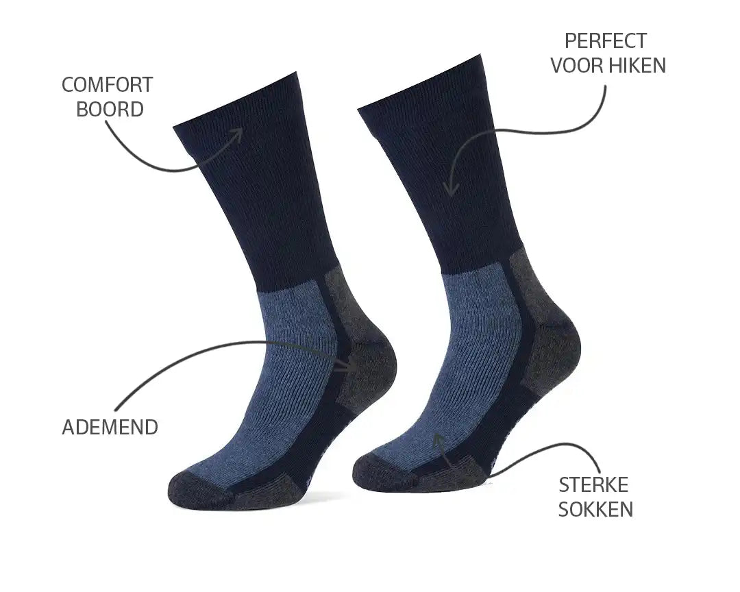 Sliponline Stapp Outdoor wandel sokken - Coolmax