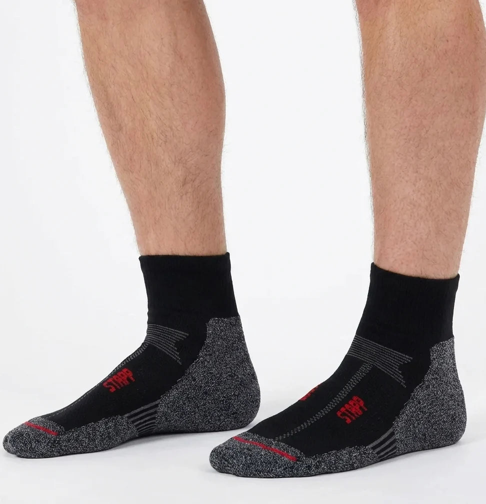 Sliponline Stapp quarter heren werk sokken - Boston