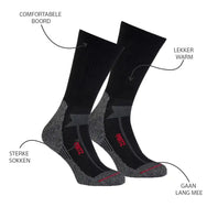 Sliponline Stapp sokken 3-paar Coolmax Boston Thermo - Merino wol