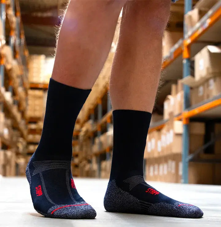 Sliponline Stapp sokken 3-paar Coolmax Boston Thermo - Merino wol