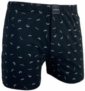 Sliponline Suaque/Ginosanti heren boxershort wijd model Moustache