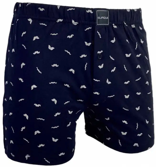 Sliponline Suaque/Ginosanti heren boxershort wijd model Moustache