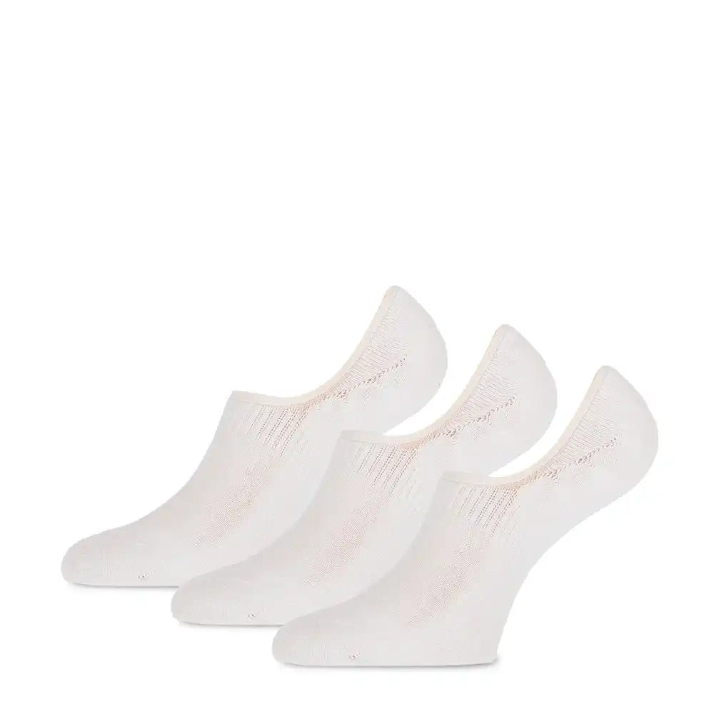 Sliponline Teckel 3-pack - Invisible Footies sokken met badstof zool