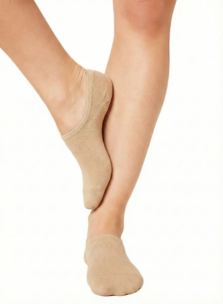 Sliponline Teckel 3-pack - Invisible Footies sokken met badstof zool
